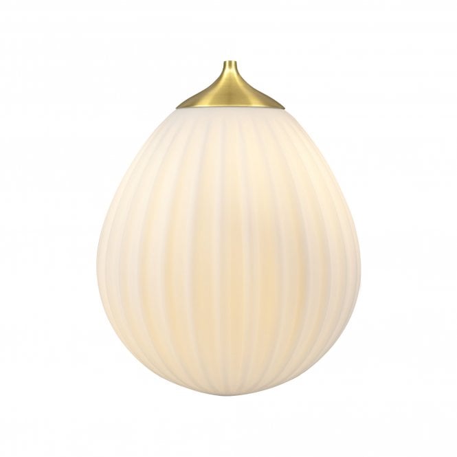 Umage Medium Around The World Pendant Lampshade with Brushed Brass Metal Top