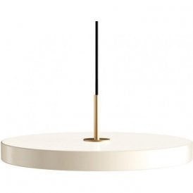 Umage Medium Asteria Pendant Light Pearl White