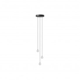 Umage Rosette Mini, Cluster/3 Cord Set, Black