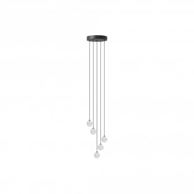Umage Rosette Mini, Cluster/5 Cord Set, Black