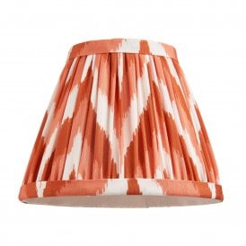 Zigzag 16cm Tapered Fabric Shade, Apricot